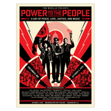 Limited Edition Power to the People Festival Poster
