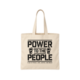 Power To The People Festival Beige Tote Bag