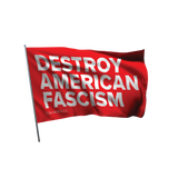 Destroy American Fascism Pole Flag