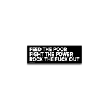 FIGHT THE POWER BUMPER STICKER